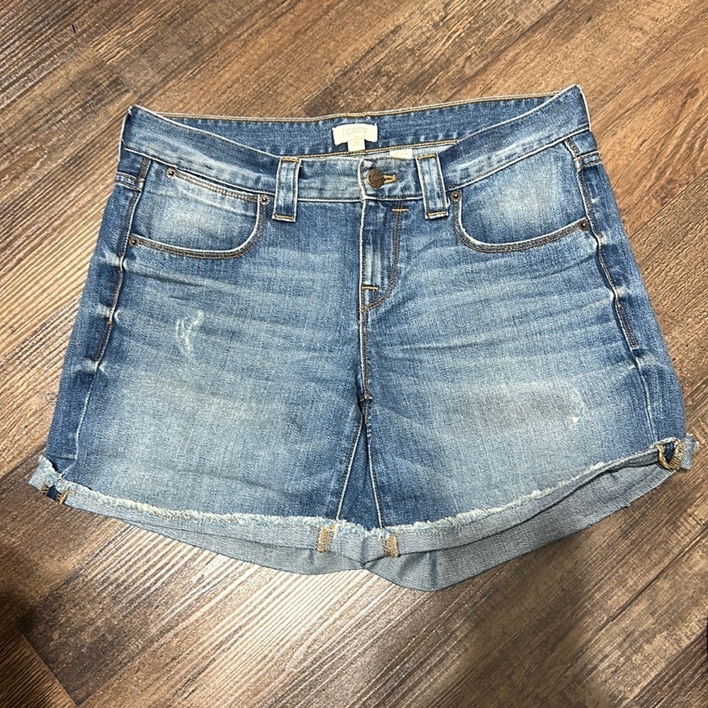 J.Crew blue jean shorts - Picture 2 of 7